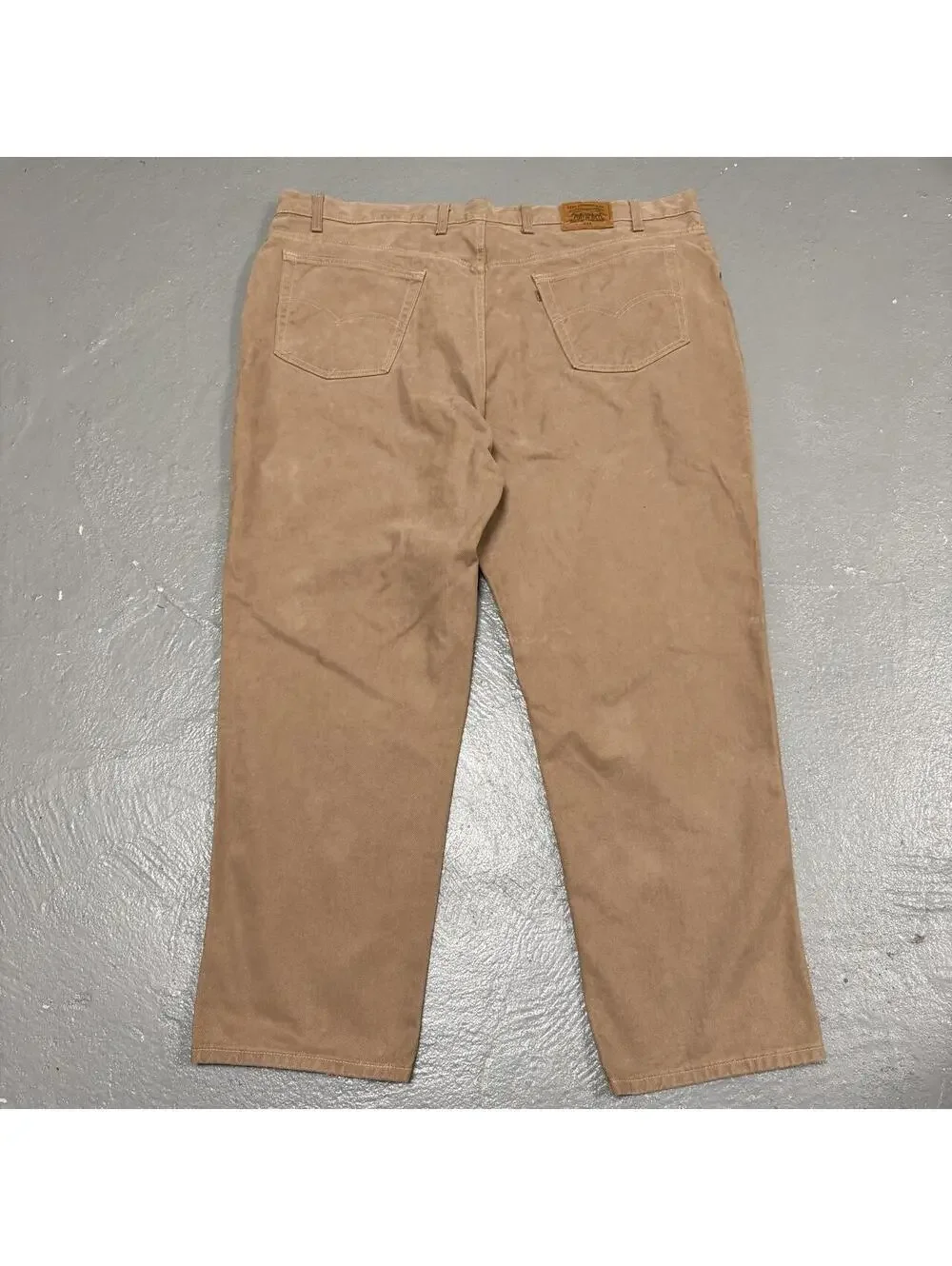 Vintage 1993 Made In USA Levis 545 Loose Orange Tab Brown Pants